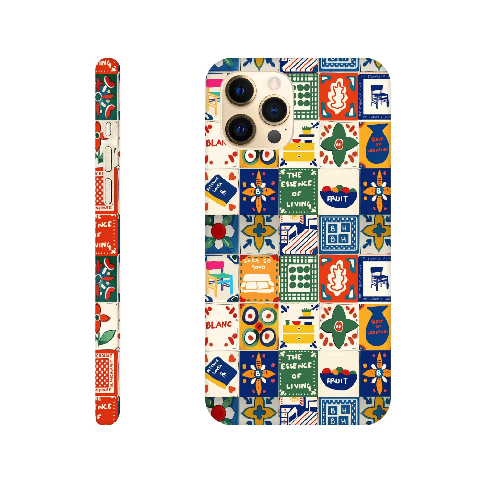 Blanchouse Patch Phone Case