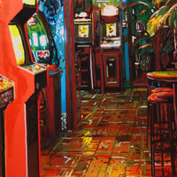 The Lost Arcade Original Painting