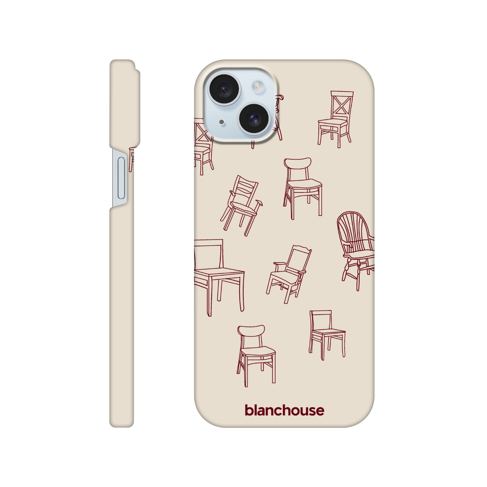 Chair Phone Case - Red