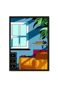 Borderless September Shadows Blue