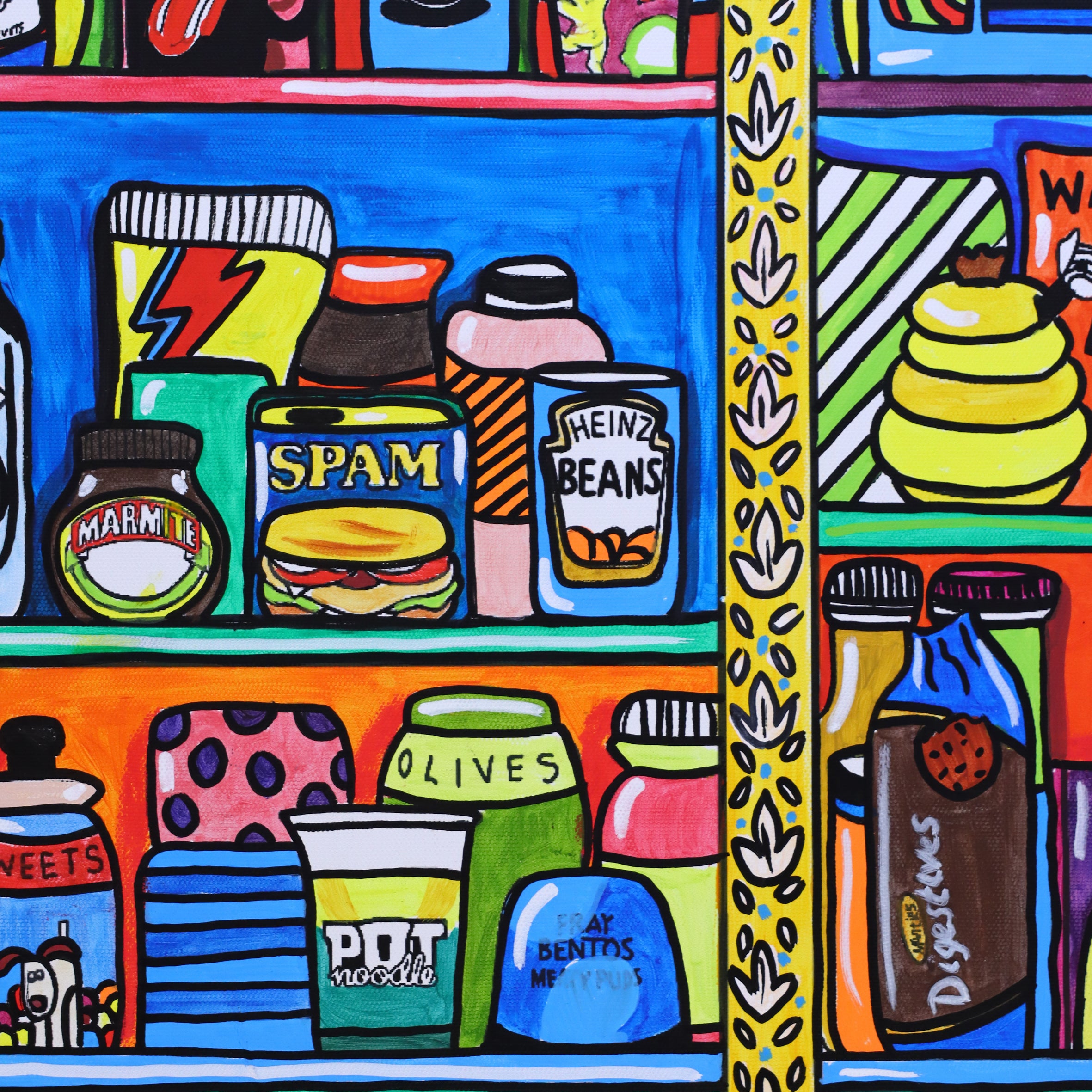 British Pantry Original Painting