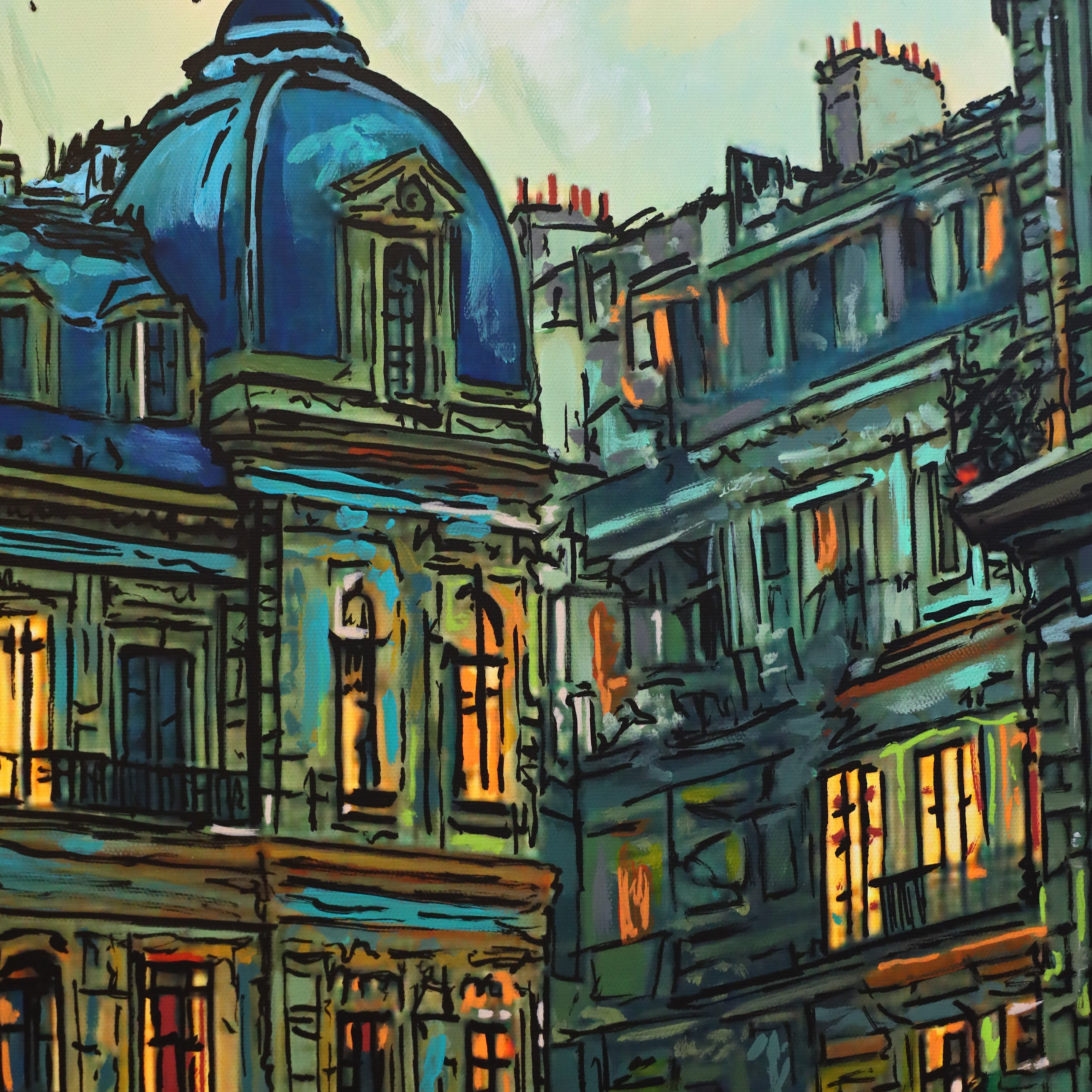 Fountains of Love Original Painting