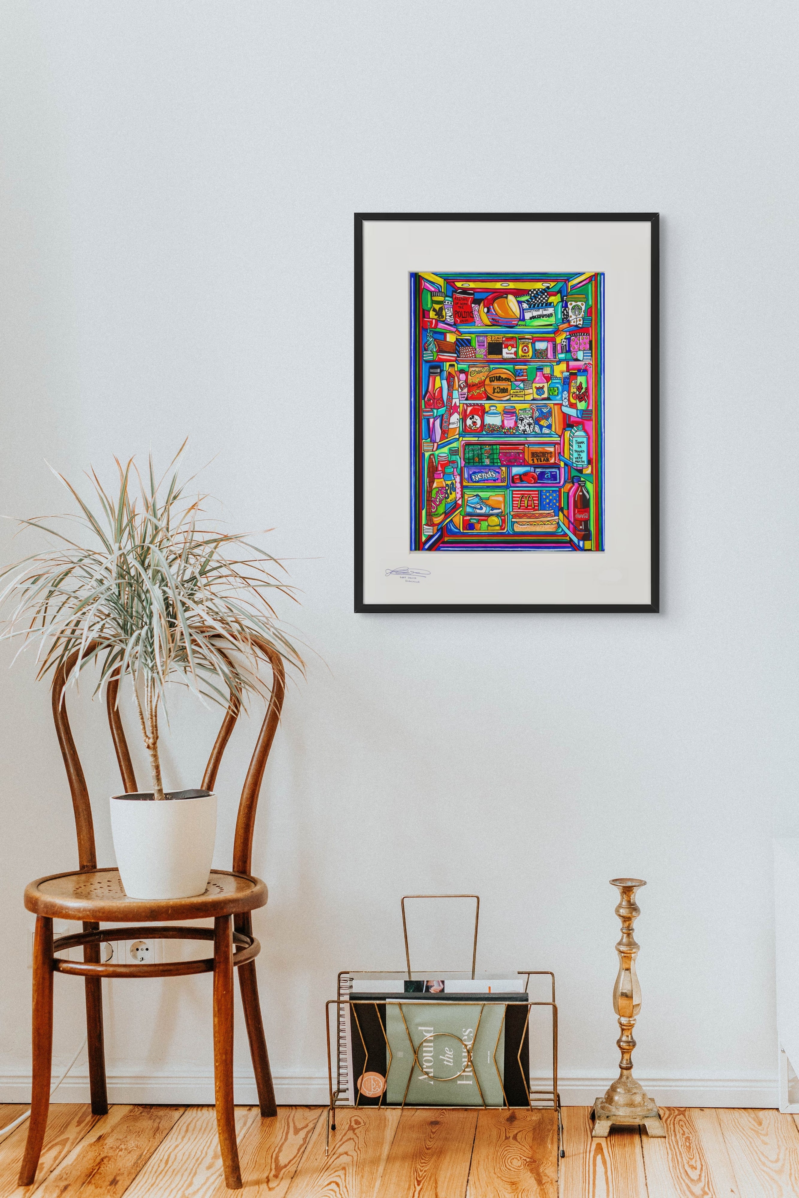 American Fridge - Artist Edition Art Print | Signed & Hand Embellished