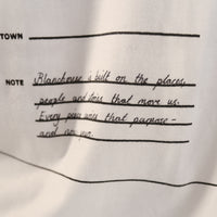 Handwritten Limited Edition T-shirt - White