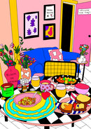 Brunch greeting card